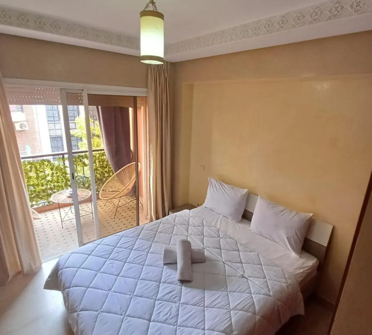 Daire Appartement Familial Residence Hamza 2 Chambres Marakeş